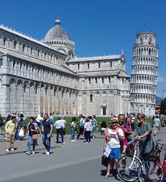Pisa by bike
