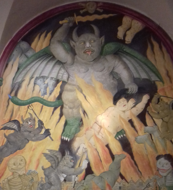 Botero a Pietrasanta porta dell'inferno