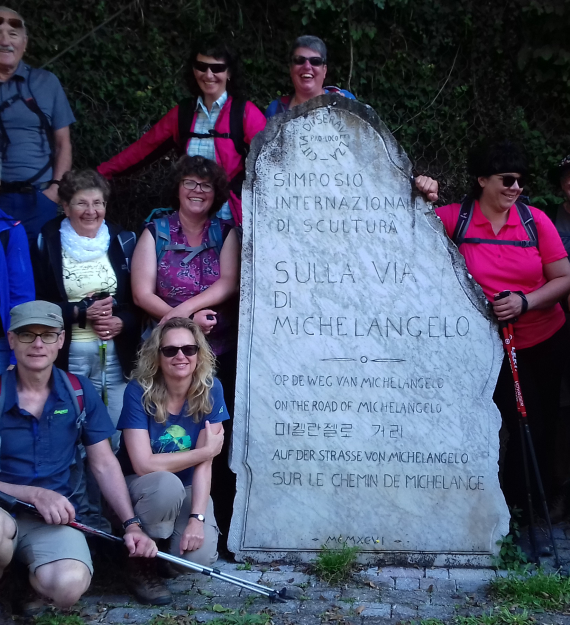 Hiking Michelangelos path a